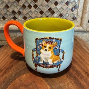 New Anthropologie by Raphael Balme Corgi Mug